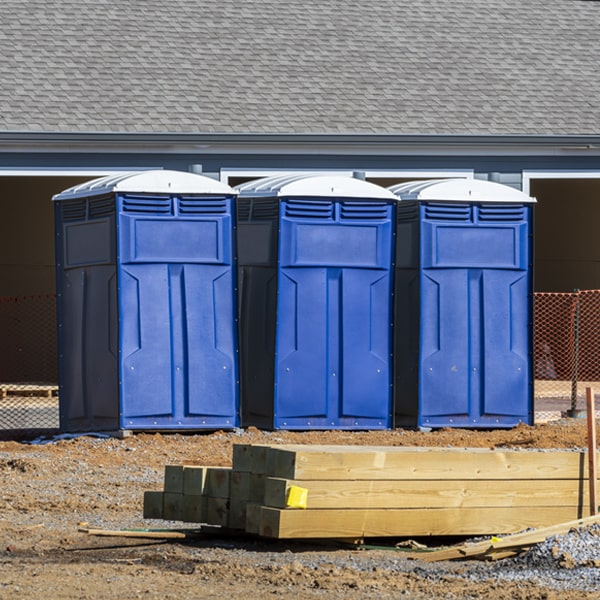 what is the maximum capacity for a single porta potty in Oneida Castle NY